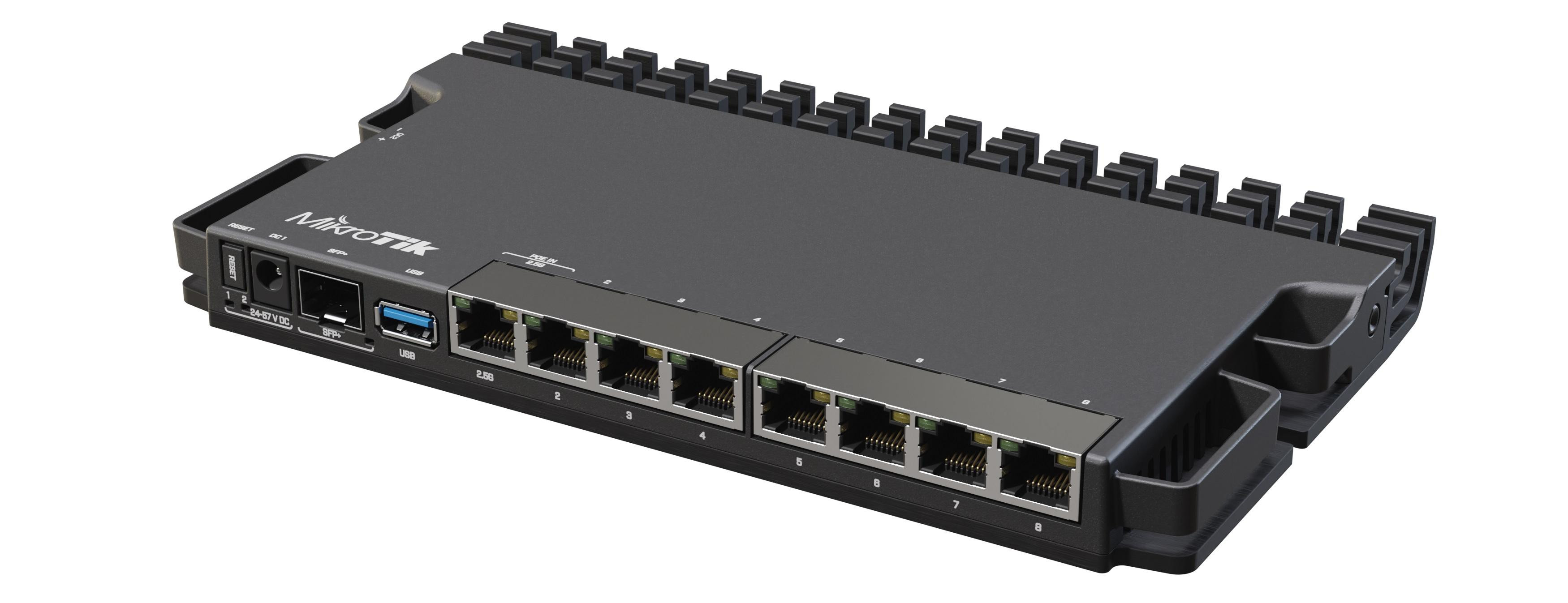 Router Mikrotik RB5009UG+S+IN Total Ethernet Ports:9; Architecture:ARM 64bit; CPU core:4 - zdjęcie 1