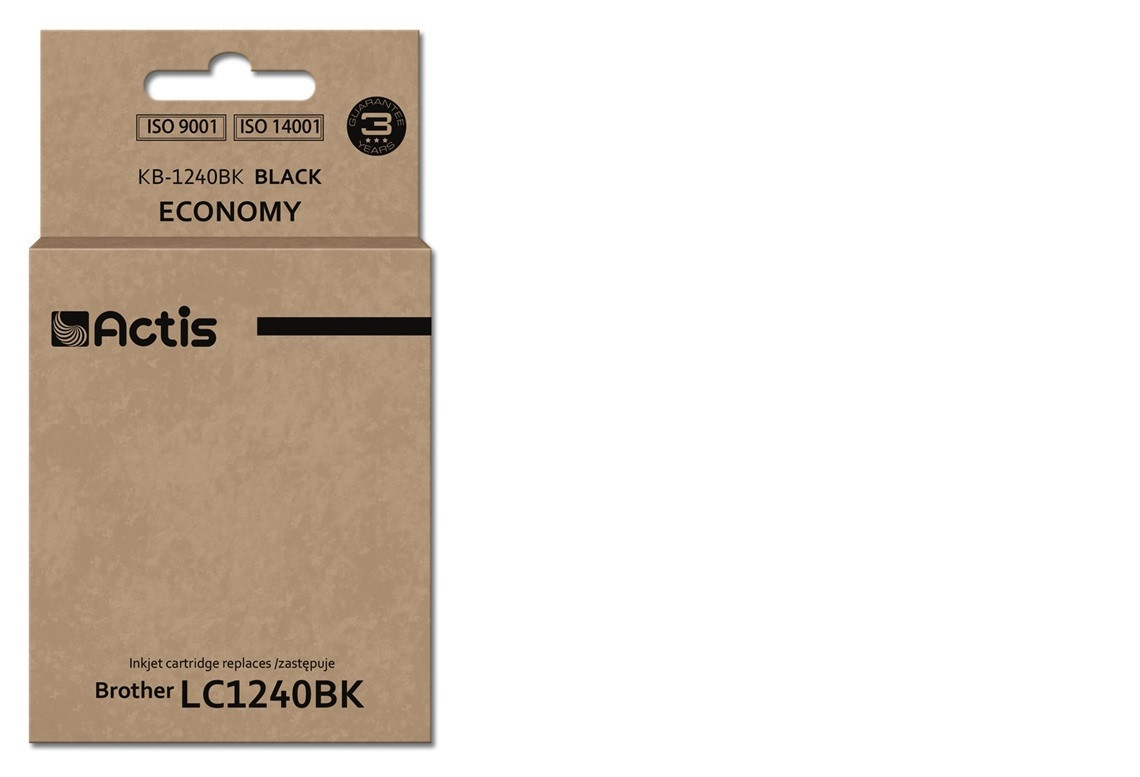 Actis KB-1240Bk Tusz do drukarki Brother, Zamiennik Brother LC1240BK/LC1220BK; Standard; 19 ml; 600 stron, czarny. - zdjęcie 1