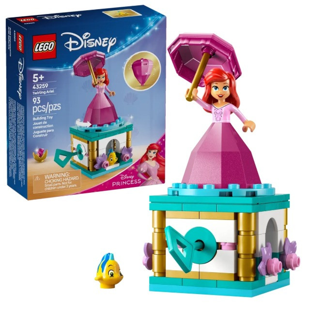 LEGO DISNEY PRINCESS 43259 Wirująca Arielka - zdjęcie 1