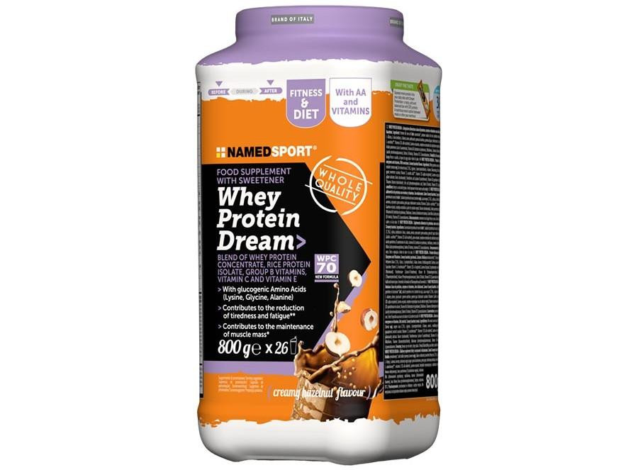 Odżywka białkowa NAMEDSPORT Whey protein dream / orzech laskowy 800g - zdjęcie 1