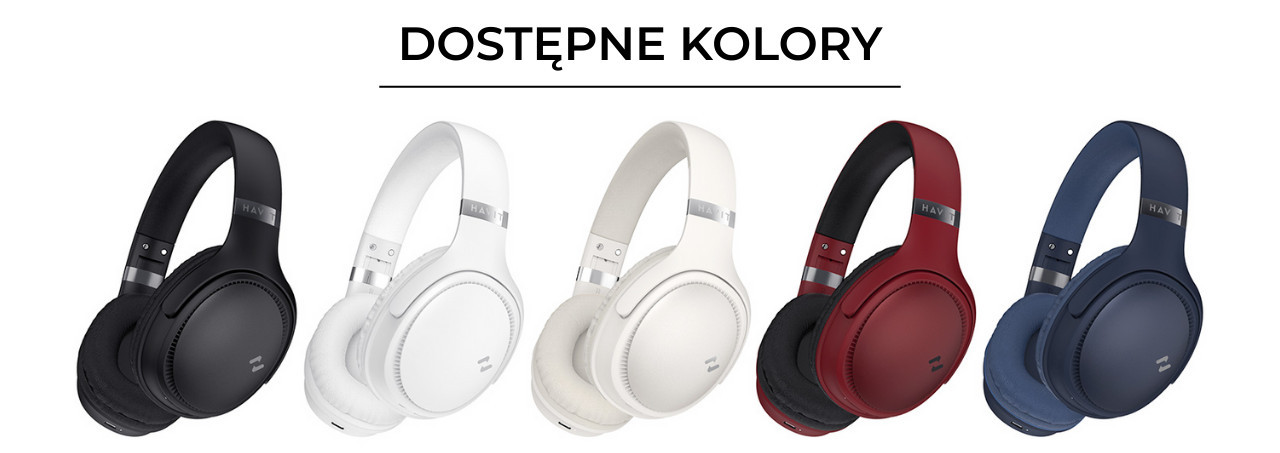 Słuchawki bluetooth Havit H630BT (beżowy) - zdjęcie 5