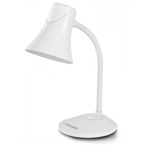 ESPERANZA LAMPKA BIURKOWA POLARIS BIAŁA ELD111W - zdjęcie 1