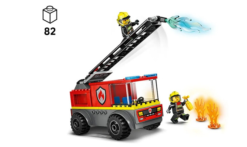 LEGO CITY 60463 Wóz strażacki z drabiną - zdjęcie 2