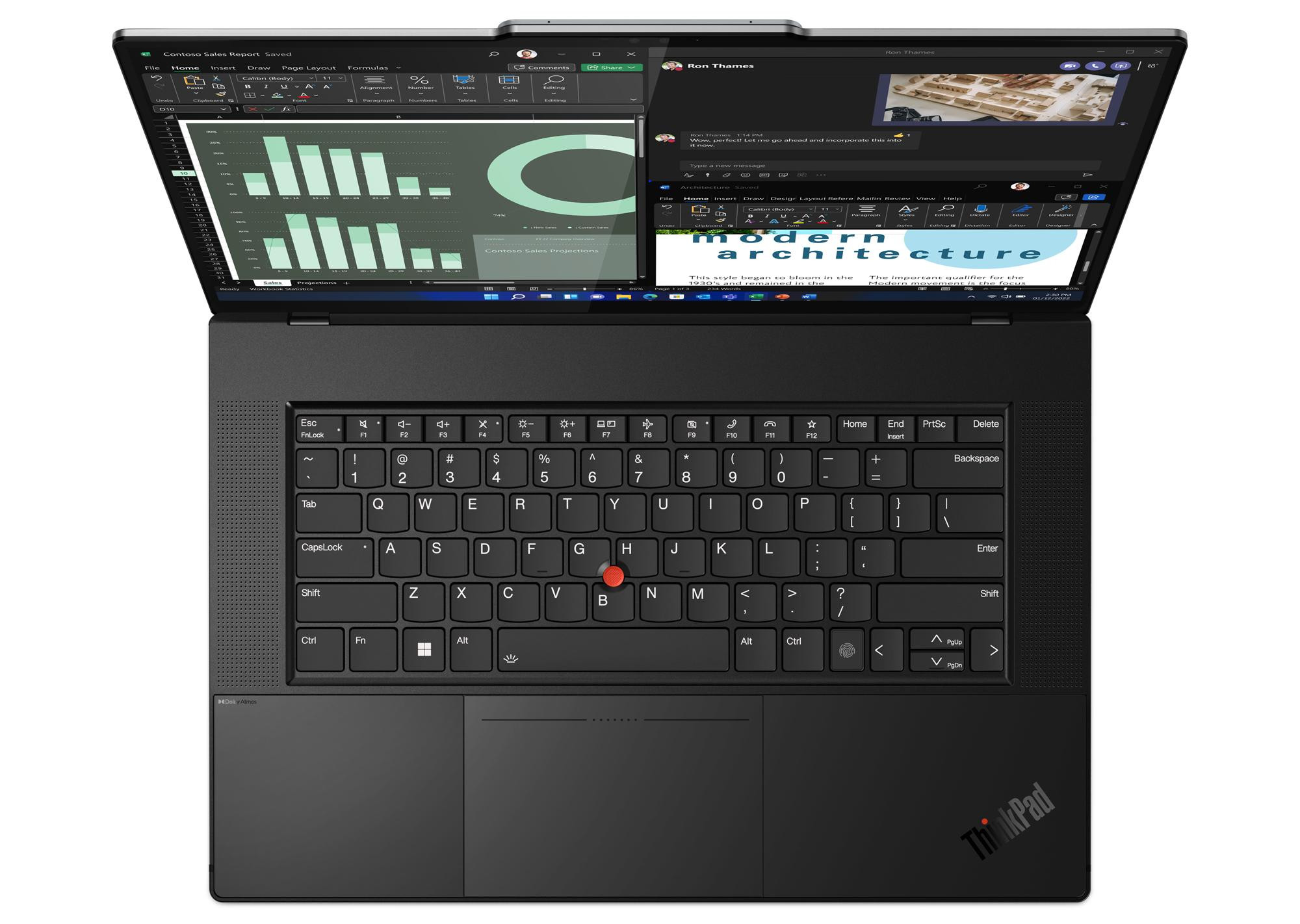 Lenovo ThinkPad Z16 AMD G2 Ryzen 7 Pro 7840HS 16" WQUXGA OLED 400nits 32GB LPDDR5x 6400 SSD1TB Radeon RX 6550M 4GB W11Pro 3Y OnSite - zdjęcie 2