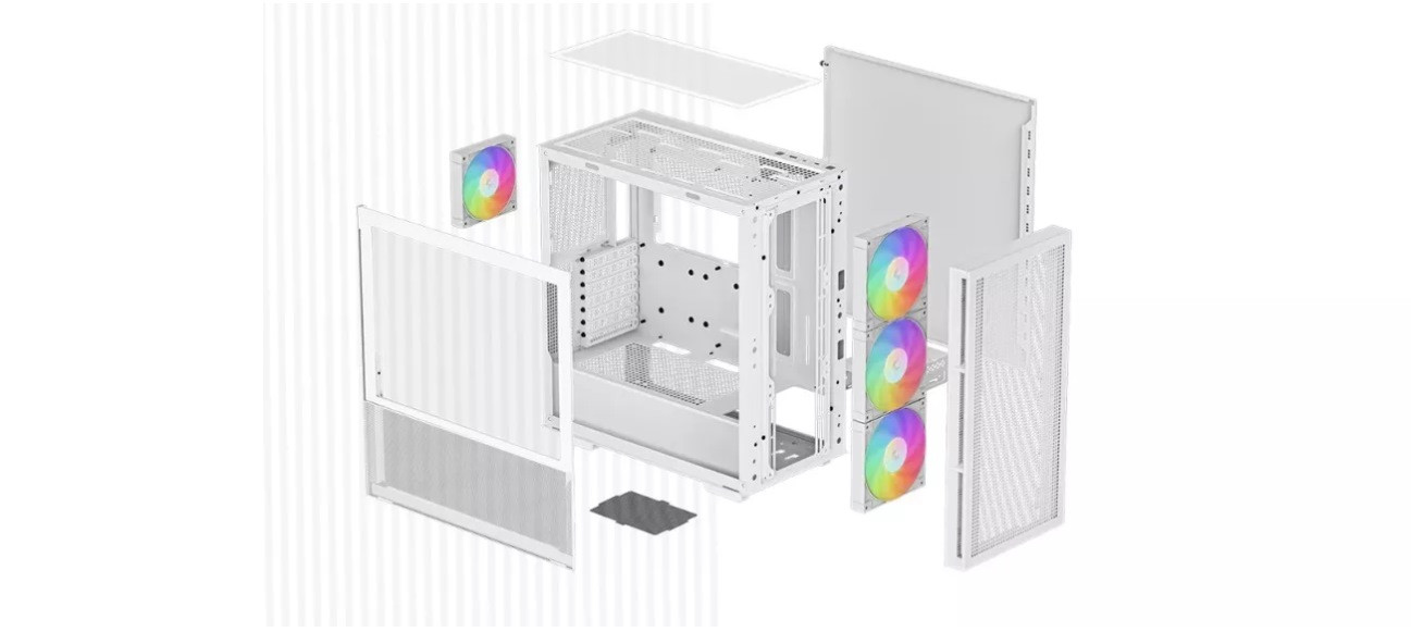 Obudowa DeepCool CH560 WH (R-CH560-WHAPE4-G-1) - zdjęcie 3