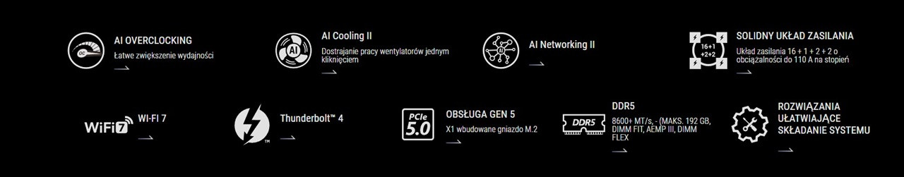 Płyta główna ASUS ROG STRIX Z890-F GAMING WIFI (90MB1I40-M0EAY0) - zdjęcie 2