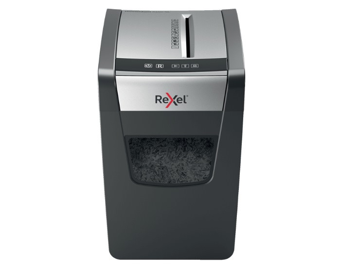 Rexel Niszczarka Momentum X410-SL Slimline, 10 kartek, 23 l kosz - zdjęcie 1