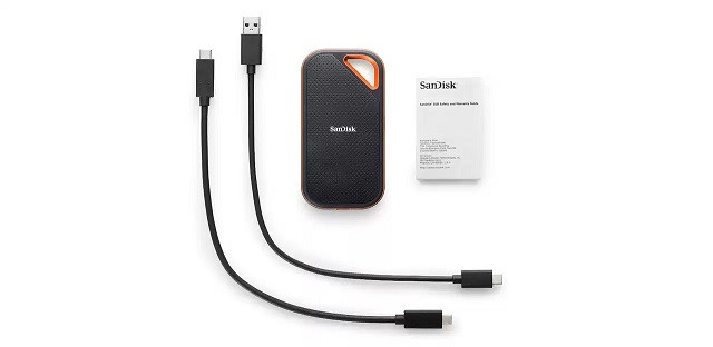 Dysk zewnętrzny SSD SanDisk Extreme Portable (4TB; USB 3.2; 1050 MB/s; SDSSDE61-4T00-G25) - zdjęcie 4