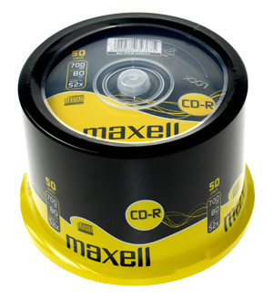 MAXELL CD-R 700 MB 52x80 min, blister, płyta - zdjęcie 1