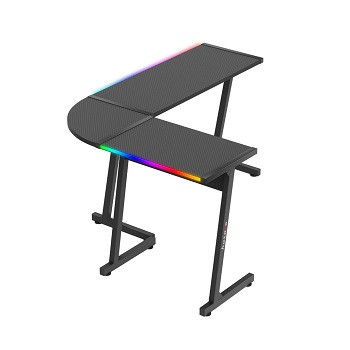 Biurko gamingowe Huzaro Hero 6.0 Black RGB - zdjęcie 8