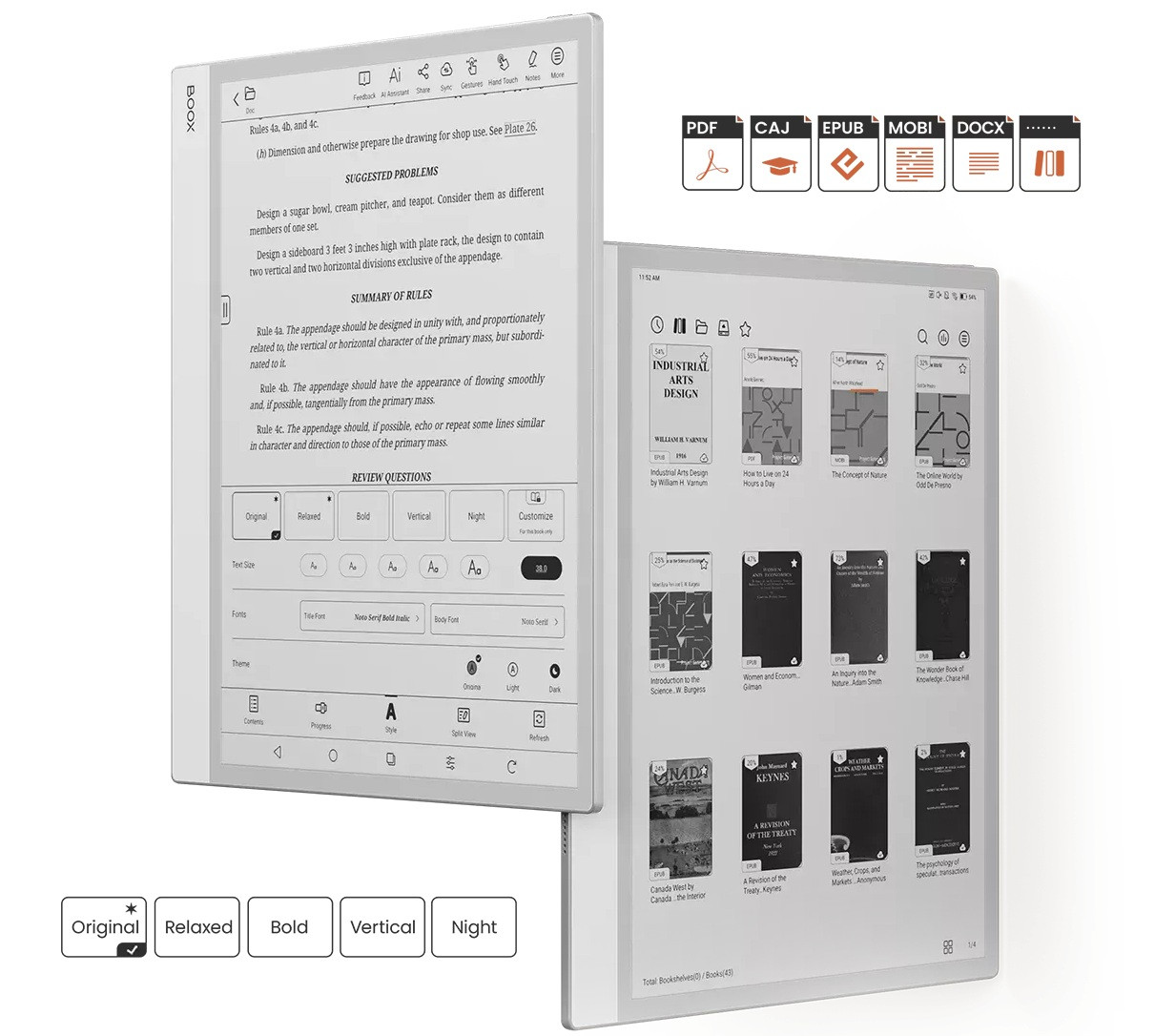 Ebook Onyx Boox Note Max 13,3" E-Ink Carta 1300 128GB Wi-Fi Gray - zdjęcie 2