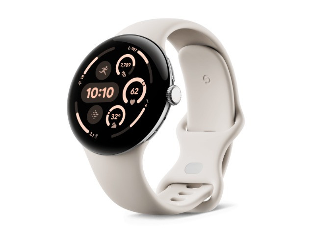Google Pixel Watch 3 LTE 45mm Silver Porcelain - zdjęcie 1