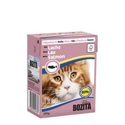 BOZITA Łosoś w sosie - mokra karma dla kota - 4x370g - zdjęcie 1