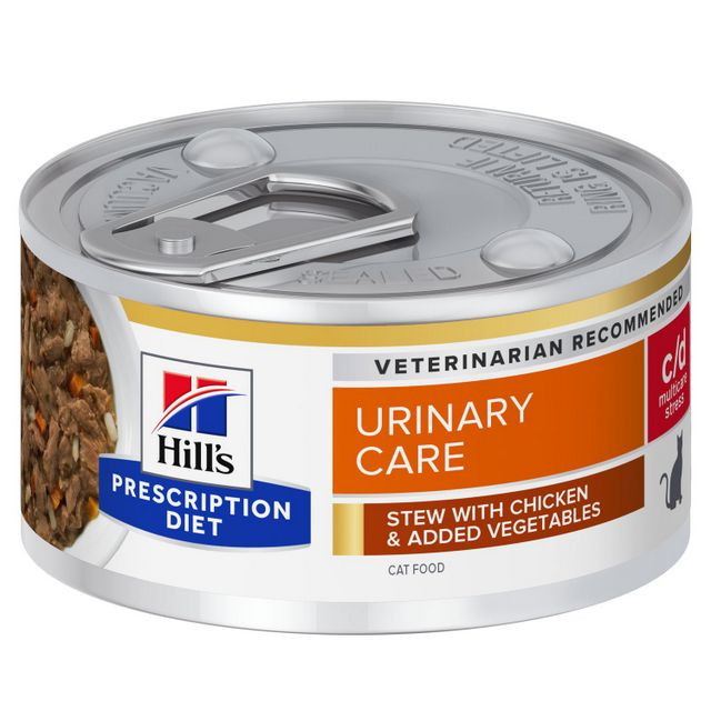 HILL'S Prescription Diet C/D Urinary Care Gulasz z kurczakiem - mokra karma dla kota - 82 g - zdjęcie 2