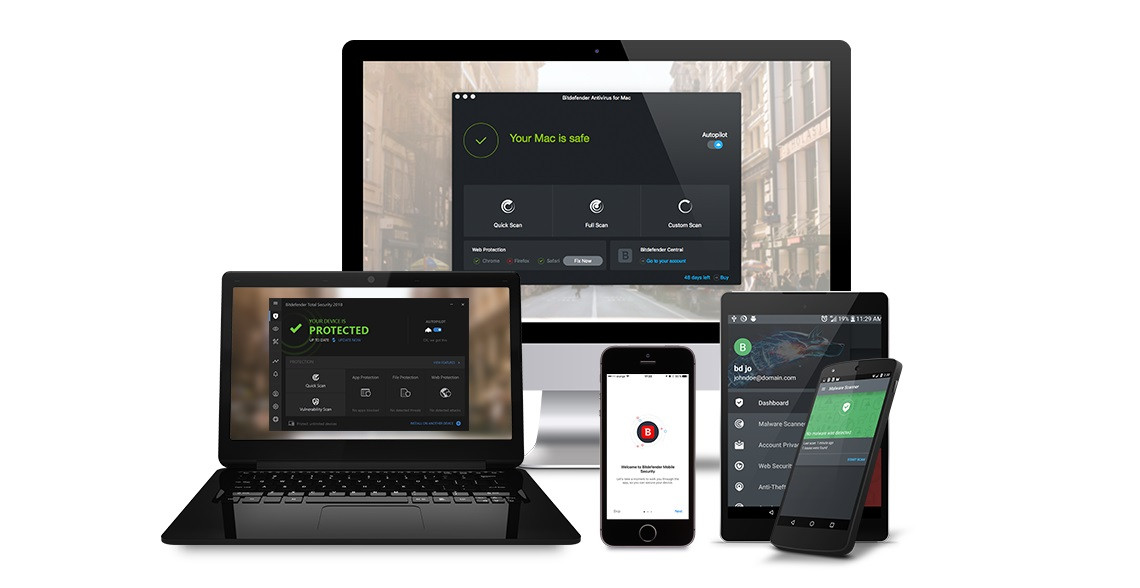 Oprogramowanie antywirusowe Bitdefender Total Security Multi-Device ESD 10 stan/12m - zdjęcie 4