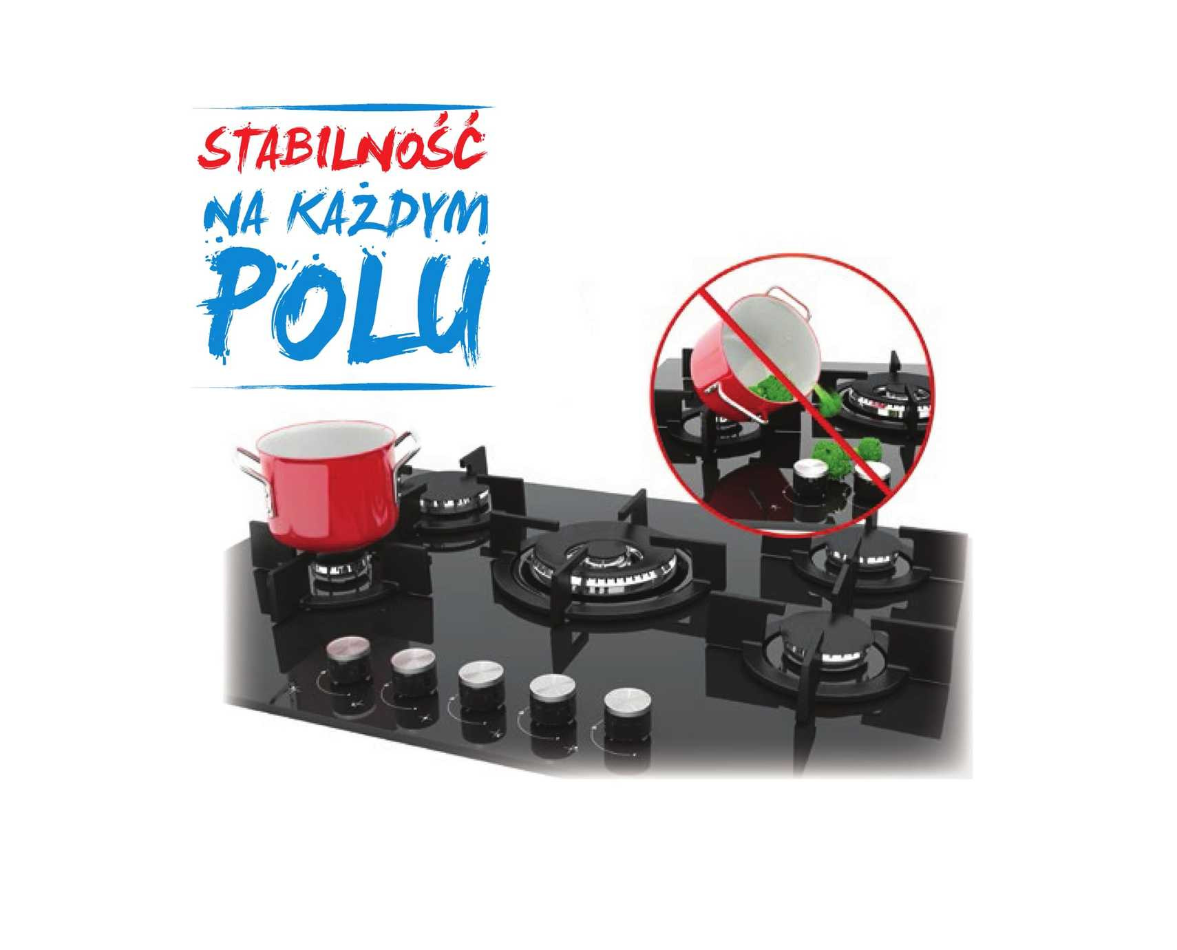Płyta gazowa BEKO HILW64122SW (białe szkło) - zdjęcie 5