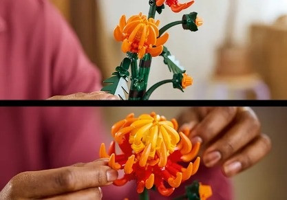 LEGO ICONS 10368 Botanicals - Chryzantema - zdjęcie 3