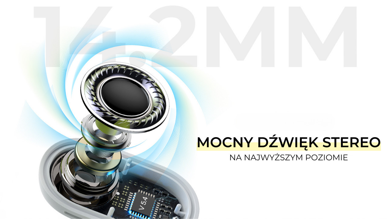 Bezprzewodowe słuchawki TWS Havit OWS915 (czarny) - zdjęcie 4