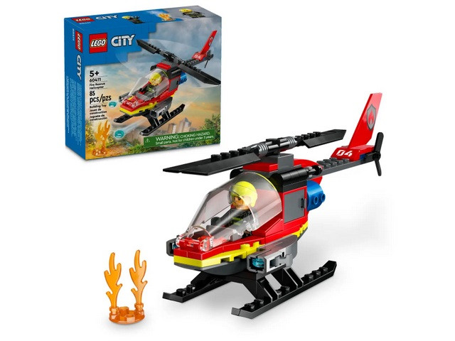 LEGO City 60411 Strażacki helikopter ratunkowy - zdjęcie 1