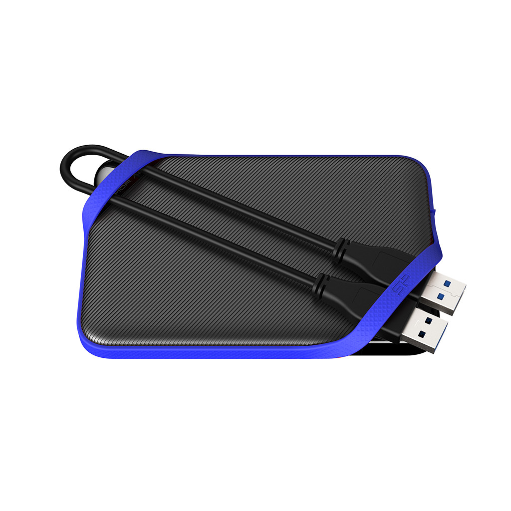 Dysk zewnętrzny HDD Silicon Power A62 Game Drive (1TB; 2,5"; USB 3.2; 5400 obr/min; Blue; SP010TBPHD62SS3B) - zdjęcie 4