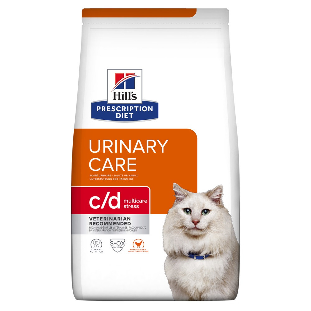 HILL'S Prescription Diet Urinary Care Feline c/d Multicare Stress Chicken - sucha karma dla kota - 1,5 kg - zdjęcie 2