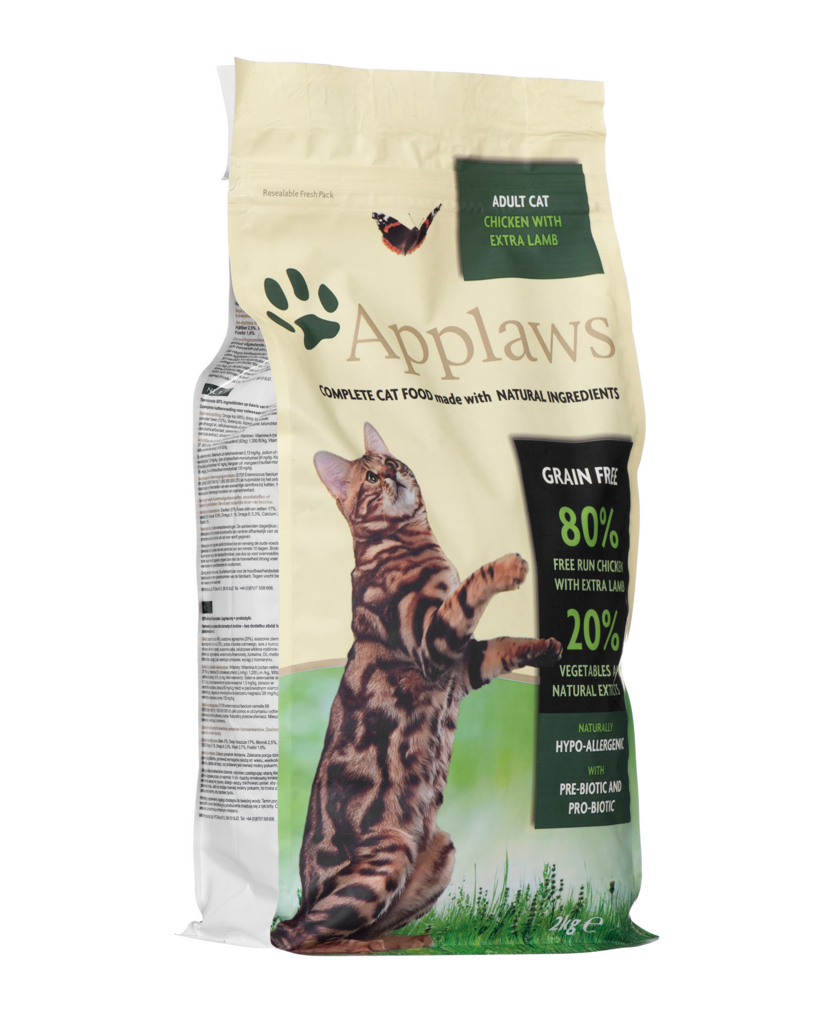 APPLAWS CAT Kurczak i Jagnięcina - karma dla kotów z wysoką zawartością mięsa - 2kg - zdjęcie 1