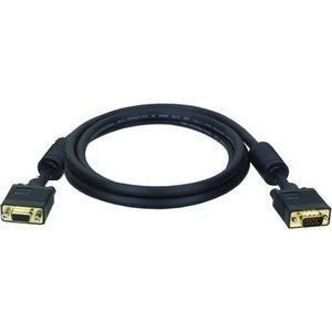 Kabel do monitora hd15 m/m hq 3m ekran+ferryt black cc-ppvga-10-b - zdjęcie 3