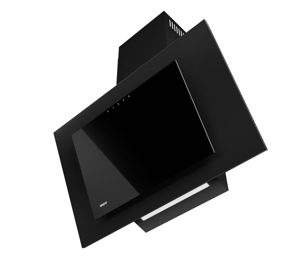 Okap AKPO WK-4 NERO 2.0 60 CZARNY T300 Liniowy LED/Siłownik - zdjęcie 1