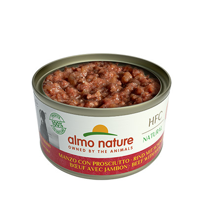 ALMO NATURE HFC Natural Adult wołowina i szynka - mokra karma dla psa - 95 g - zdjęcie 1