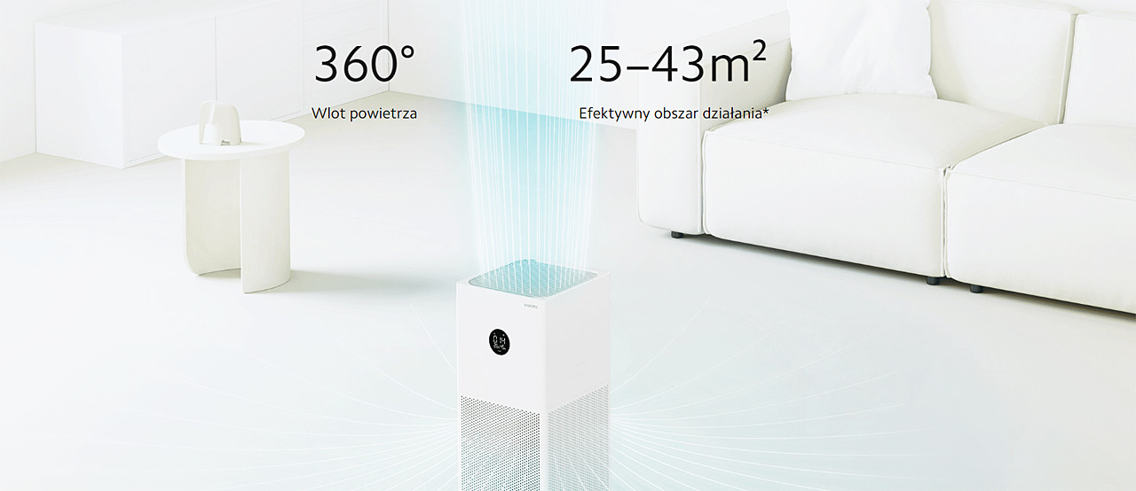 Oczyszczacz powietrza Xiaomi Smart Air Purifier 4 Lite - zdjęcie 4