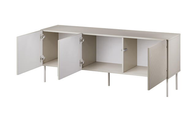 Szafka RTV SIENA 150,5x40x60 kaszmir mat - zdjęcie 3