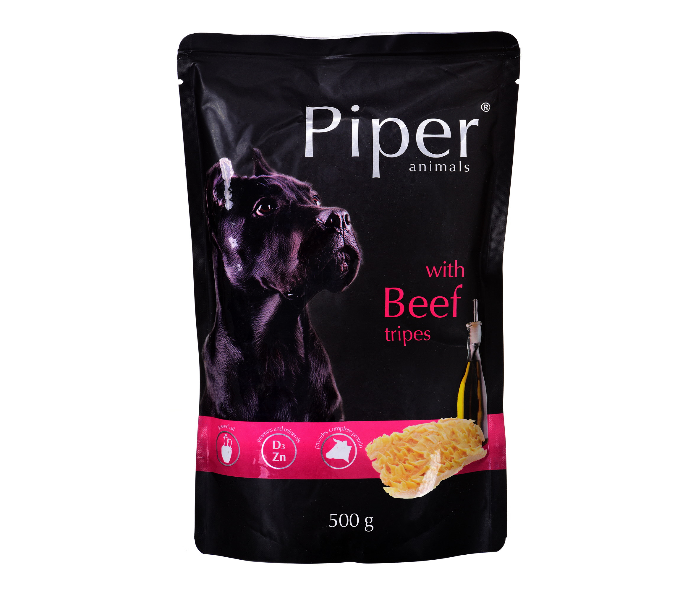 DOLINA NOTECI Piper Animals z żołądkami wołowymi - mokra karma dla psa - 500 g - zdjęcie 1