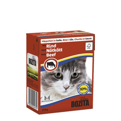 BOZITA Wołowina w sosie - mokra karma dla kota - 5x370g + GRATIS - zdjęcie 1
