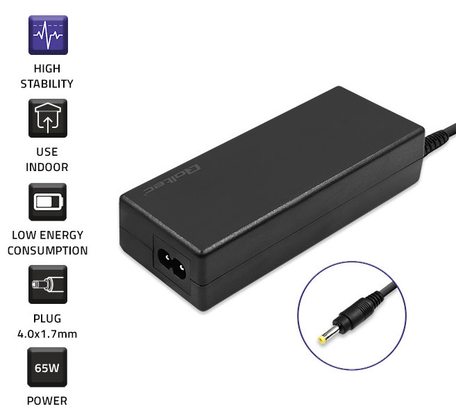 QOLTEC ZASILACZ DO HUAWEI 65W | 19V | 3.42A - zdjęcie 4