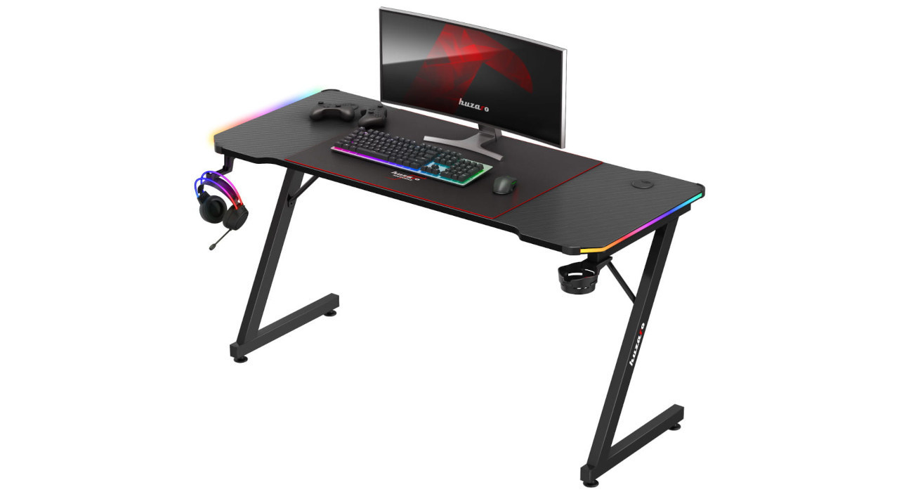 Biurko gamingowe Huzaro Hero 3.3 RGB - zdjęcie 5