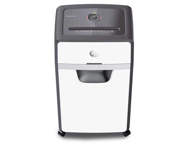 HP Niszczarka ONESHRED 24CC, ścinki, P-4, 24 kart., 30l, jasnoszara, HPN280724CCON-14. - zdjęcie 1