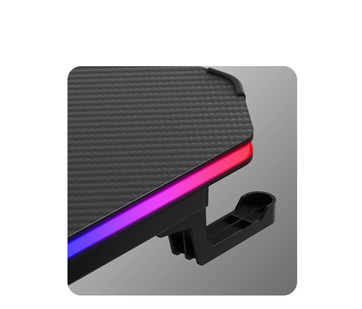 Biurko gamingowe Huzaro Hero 3.3 RGB - zdjęcie 9