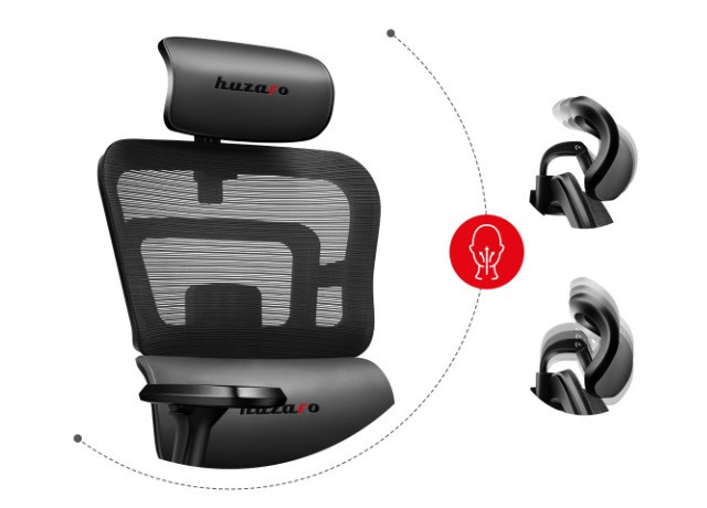 Fotel gamingowy Huzaro Combat 7.0 Black - zdjęcie 7