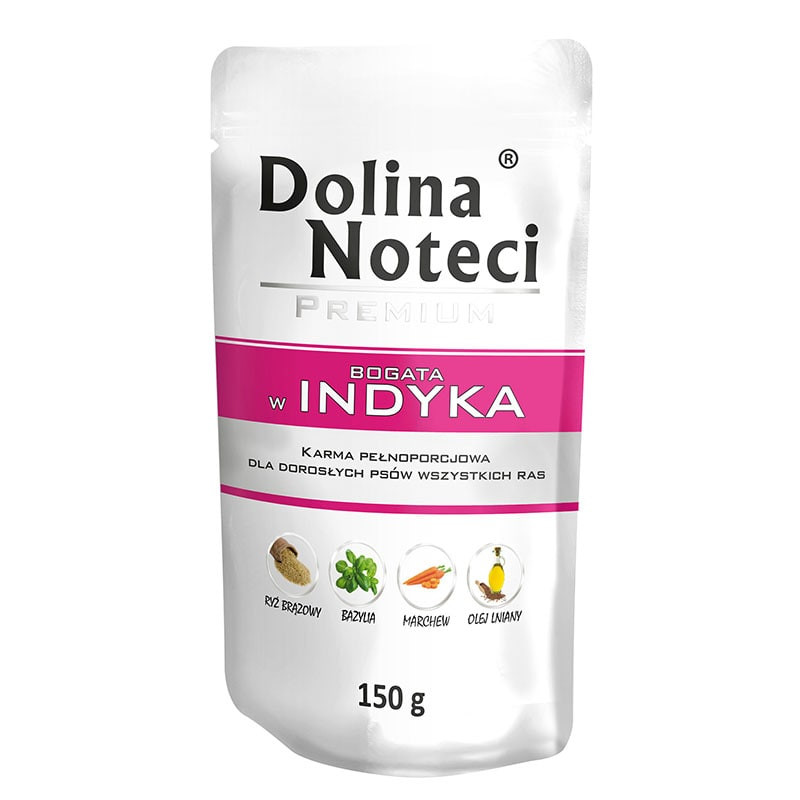 DOLINA NOTECI Premium bogata w indyka - mokra karma dla psa - 150 g - zdjęcie 1
