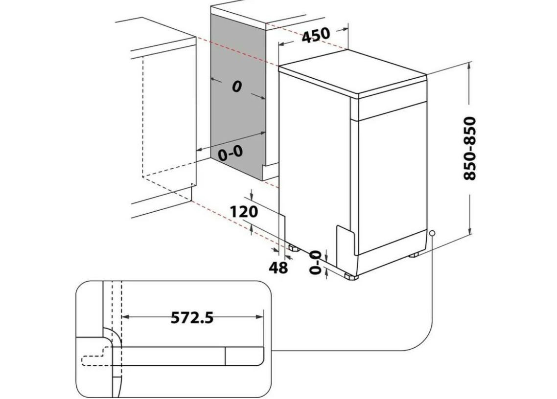 Zmywarka INDESIT DF9E 1B10 - zdjęcie 5