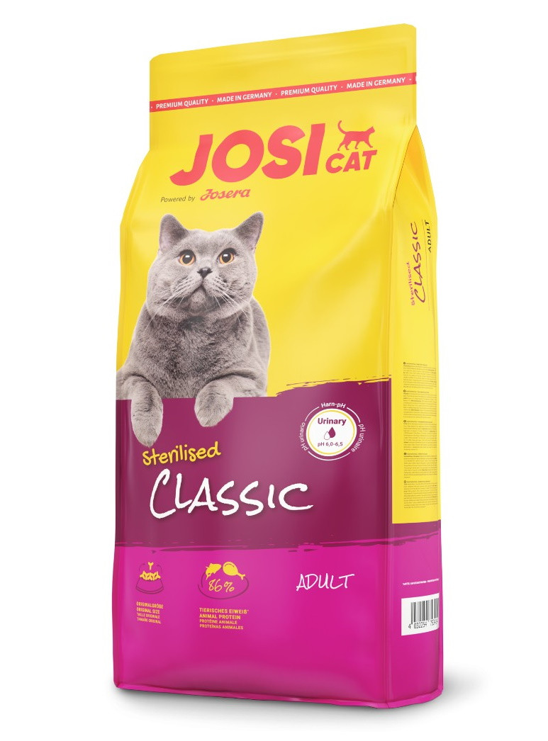 JOSERA JosiCat Classic Sterilised - karma dla kotów sterylizowanych - 18 kg - zdjęcie 1