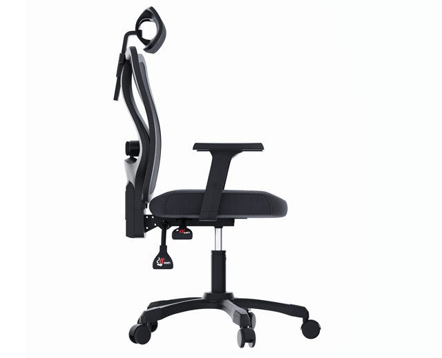 GEMBIRD BIUROWY FOTEL ERGONOMICZNY ONYX CZARNY - zdjęcie 5