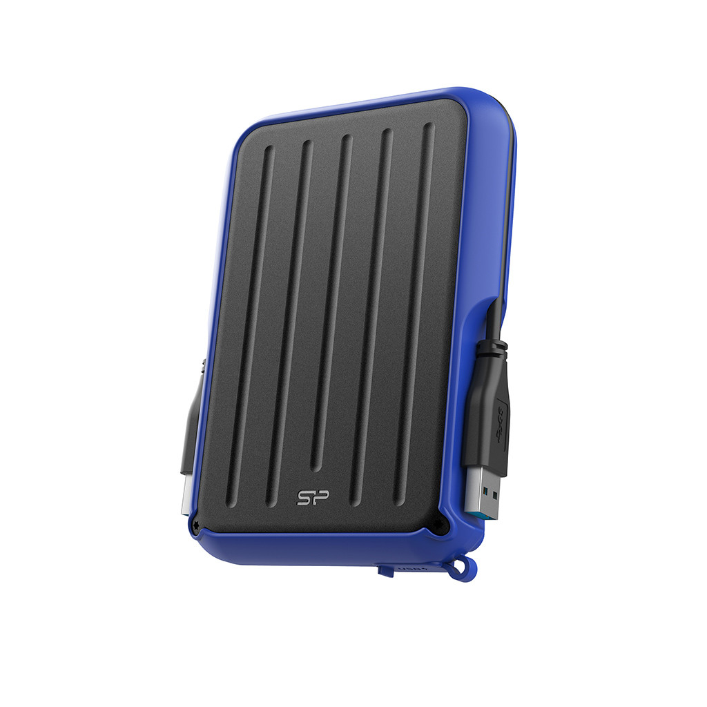 Dysk zewnętrzny HDD Silicon Power Armor A66 (4TB; 2,5"; USB 3.2; Blue; SP040TBPHD66LS3B) - zdjęcie 2