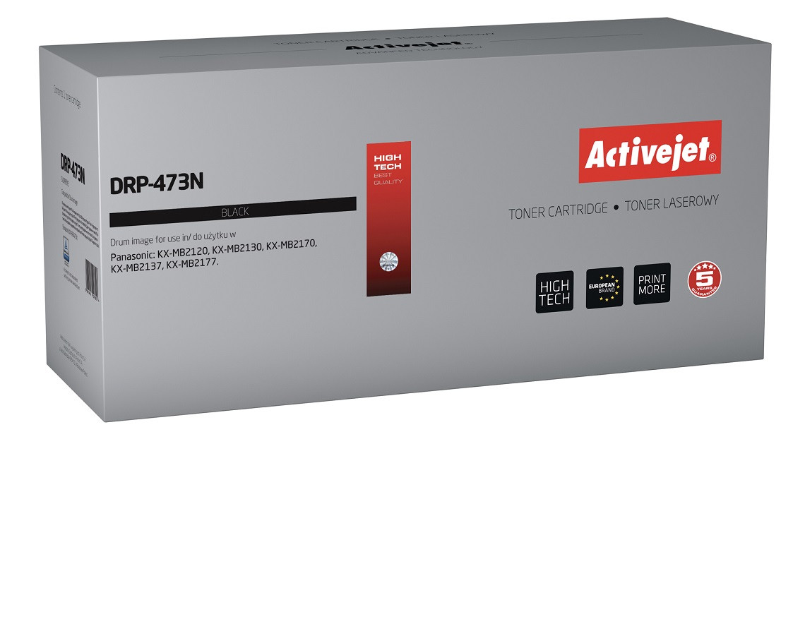 Activejet DRP-473N Bęben do drukarki Panasonic; Zamiennik Panasonic KXFAT473X; Supreme; 10000 stron; czarny - zdjęcie 1