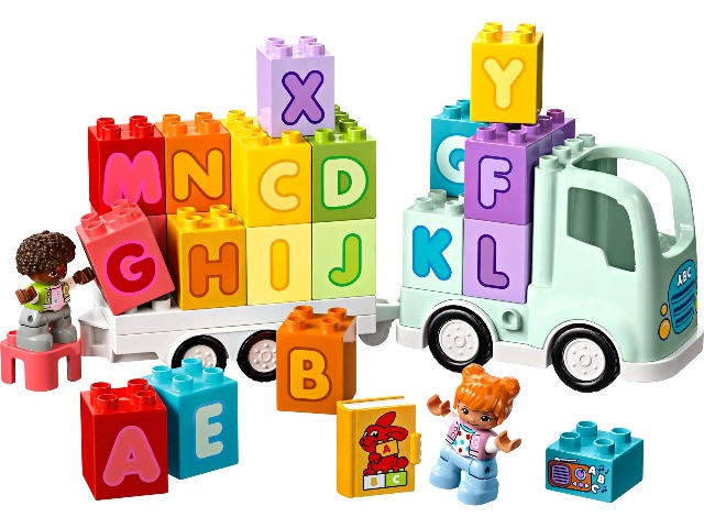 LEGO DUPLO 10421 Ciężarówka z alfabetem - zdjęcie 2