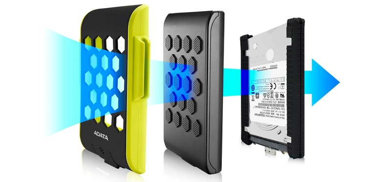 Dysk zewnętrzny HDD ADATA HD720 AHD720-2TU31-CBK (2TB; 2.5"; USB 3.2; czarny) - zdjęcie 5