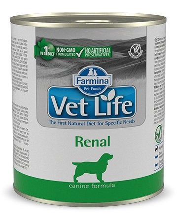 FARMINA Vet Life Canine Renal - mokra karma dla psa - 6x300 g - zdjęcie 1