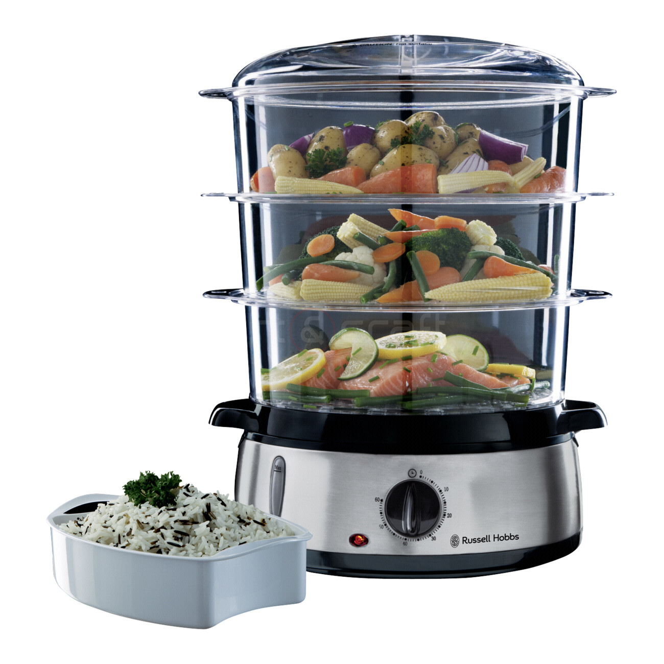 Parowar Russell Hobbs 19270-56 (800W Srebrno-czarny 9l) - zdjęcie 1