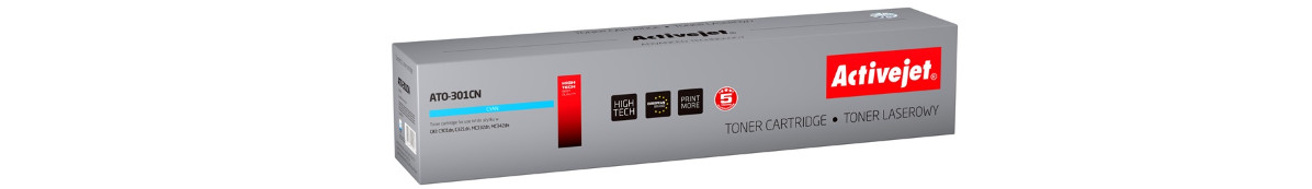 Activejet ATO-301CN Toner do drukarki OKI, Zamiennik OKI 44973535; Supreme; 1500 stron; błękitny. - zdjęcie 6
