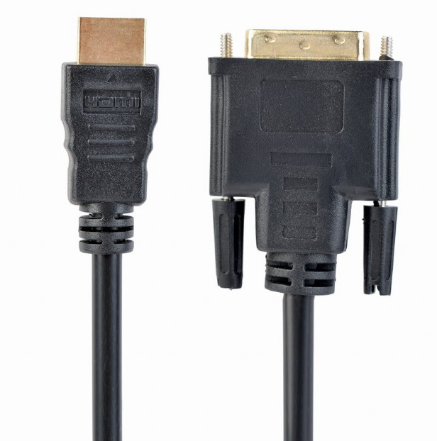Kabel do monitora dvi-d(18+1) - hdmi(19pin) m/m 3m cc-hdmi-dvi-10 - zdjęcie 1